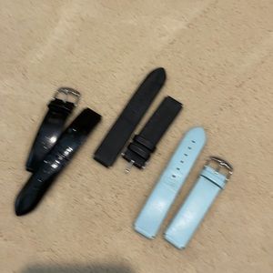Philip  Stein 18MM watch straps (x3)